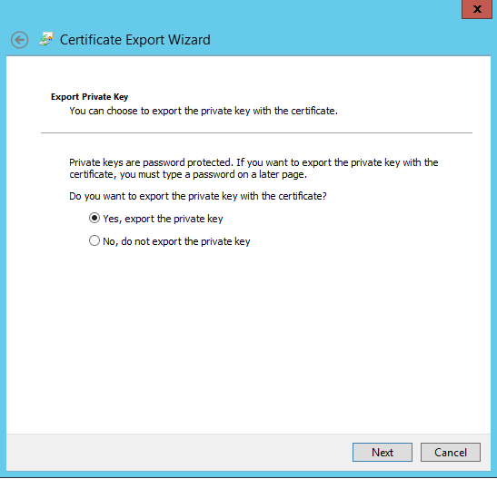 Certificate manager console