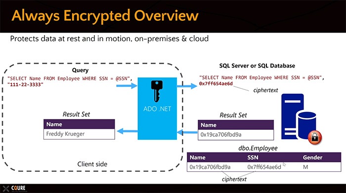 SQL Server Always Encrypted Data